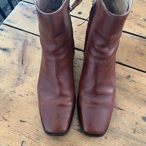 Sam Edelman Thatcher Brown Leather Boots